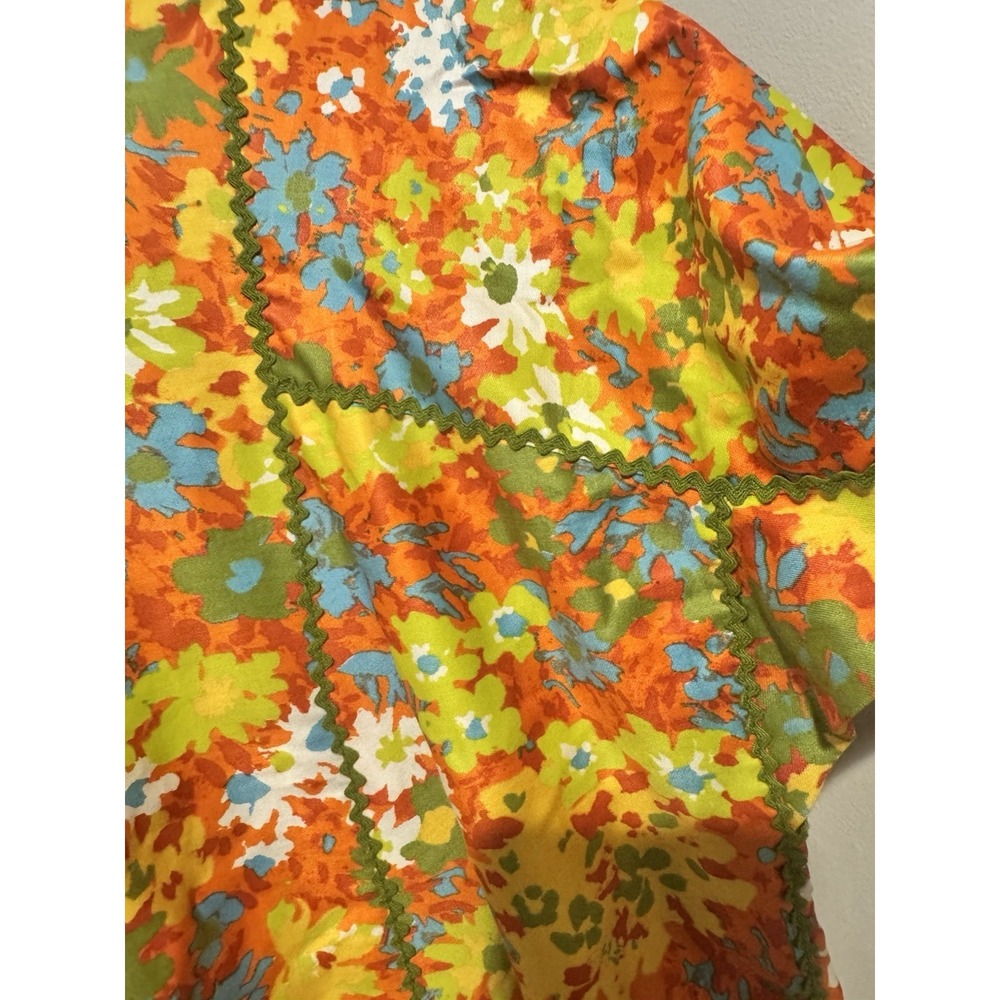 Vintage Bete Collection Honolulu Women's Muumuu Dress Floral Groovy Hippie M - Picture 15 of 16